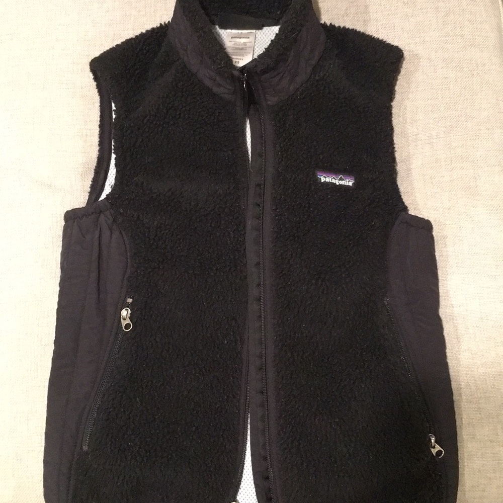 Patagonia Sherpa fleece vest size xs deep pile